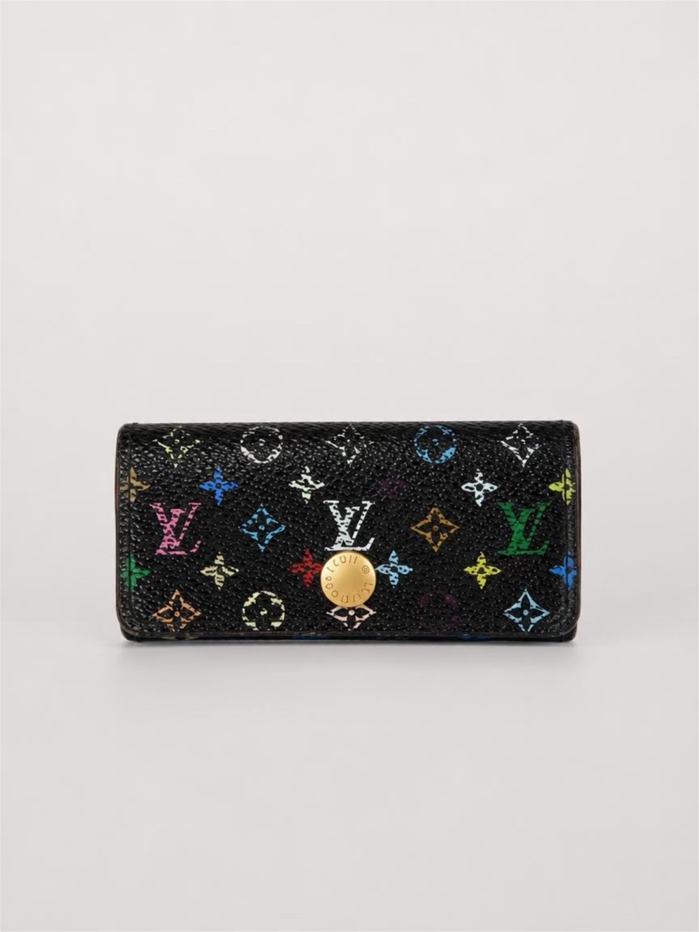 RARE VINTAGE LOUIS VUITTON X TAKASHI MURAKAMI MULTICLÉS 4 KEY CASE